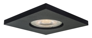 Oprawa halogenowa Lagos 1 kwadrat podtynkowa czarna IP65 LP-440/1RS  Light Prestige