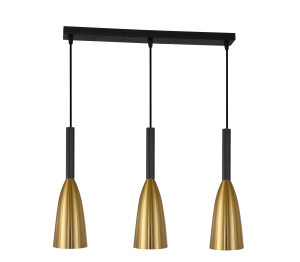 Lampa wisząca Solin 3 linia złota LP-181/3L  Light Prestige