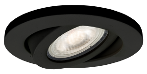 Oczko podtynkowe Lagos okrągłe ruchome czarne LP-440/1RS Light Prestige