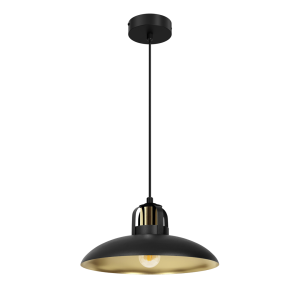 Milagro Lampa wisząca FELIX BLACK/GOLD 1xE27 MLP8906