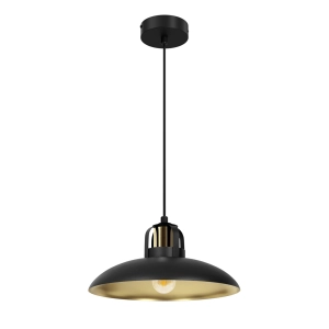 Milagro Lampa wisząca FELIX BLACK/GOLD 1xE27 MLP8906