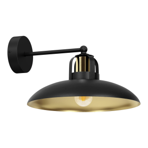 Milagro Kinkiet FELIX BLACK/GOLD 1xE27 MLP8904