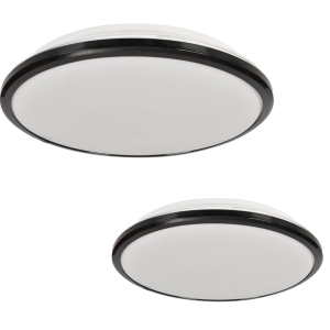 Milagro Plafon TERMA BLACK 18W LED IP44 Ø280 mm ML6402