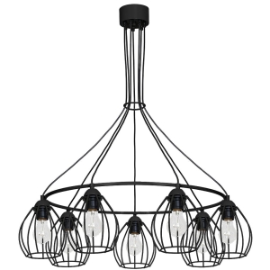 Milagro Lampa Wisząca DON BLACK 7xE27 MLP752