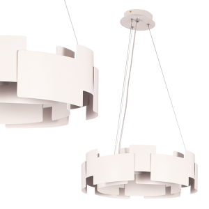 Milagro Lampa wisząca TORINO WHITE 24W LED ML6140
