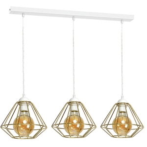 Milagro Lampa wisząca LUPO WHITE/GOLD 3xE27 MLP6267