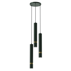Milagro Lampa wisząca JOKER GREEN/GOLD 3xGU10 MLP8919
