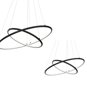 Milagro LAMPA WISZĄCA ORION BLACK 53W LED ML508