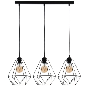 Milagro Lampa wisząca BASKET BLACK 3xE27 MLP7215