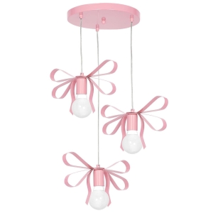 Milagro Lampa Wisząca EMMA PINK 3xE27 MLP1040