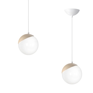 Milagro Lampa wisząca SFERA WOOD 1xE14 MLP5424