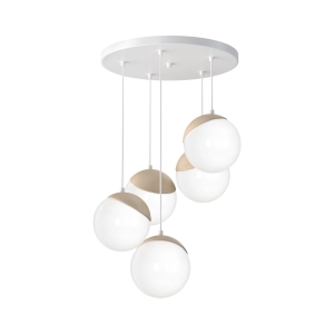 Milagro Lampa wisząca SFERA WOOD 5xE14 MLP5426