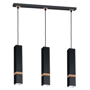 Milagro Lampa wisząca VIDAR BLACK 3xGU10 MLP5404