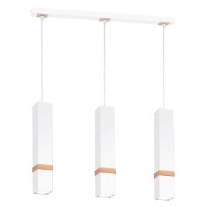 Milagro Lampa wisząca VIDAR WHITE 3xGU10 MLP5409