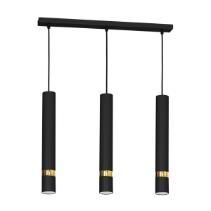 Milagro Lampa wisząca JOKER BLACK/GOLD 3xGU10 MLP6080