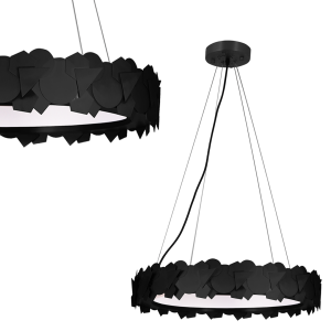 Milagro Lampa wisząca SOHO BLACK 24W LED ML6157