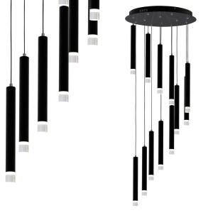 Milagro Lampa wisząca CARBON 12W LED ML6161