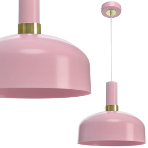 Milagro Lampa wisząca MALMO PINK 1xE27 MLP6199