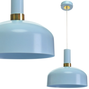 Milagro Lampa wisząca MALMO BLUE 1xE27 MLP6201