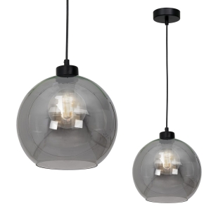 Milagro Lampa wisząca SOFIA SMOKED 1xE27 MLP6577