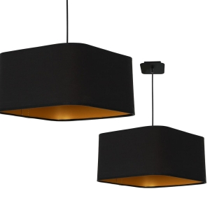 Milagro Lampa wisząca NAPOLI BLACK/GOLD 1xE27 ML6368
