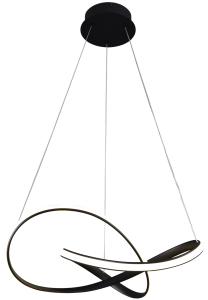 Milagro LAMPA WISZĄCA CAPPIO BLACK 36W LED ML6771