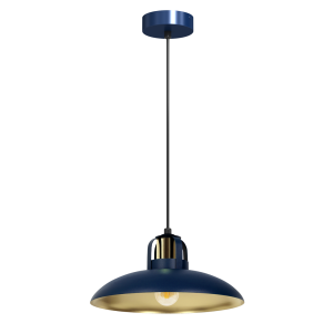 Milagro Lampa wisząca FELIX NAVY BLUE/GOLD 1xE27 MLP7714
