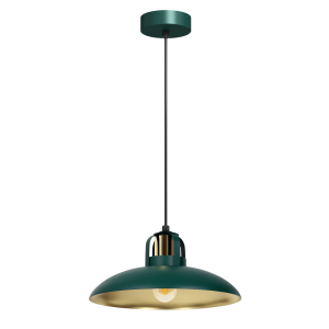 Milagro Lampa wisząca FELIX GREEN/GOLD 1xE27 MLP7709