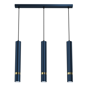 Milagro Lampa wisząca JOKER NAVY BLUE/GOLD 3xGU10 MLP7726