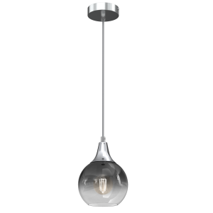 Milagro Lampa wisząca MONTE SILVER fi 150 1xE27 MLP8321