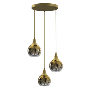 Milagro Lampa wisząca MONTE GOLD 3xE27 MLP8403