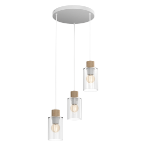 Milagro Lampa wisząca MADERA 3xE27 MLP8556