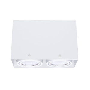 Milagro LAMPA SUFITOWA BLOCCO BIAŁA 2x7W GU10 LED ML478