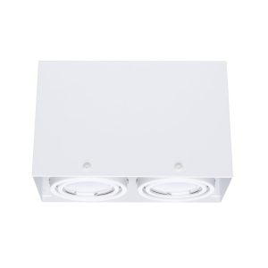 Milagro LAMPA SUFITOWA BLOCCO BIAŁA 2x7W GU10 LED ML478