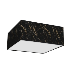 Milagro Lampa sufitowa SENSO Black/Gold kwadrat 2xE27 MLP7292