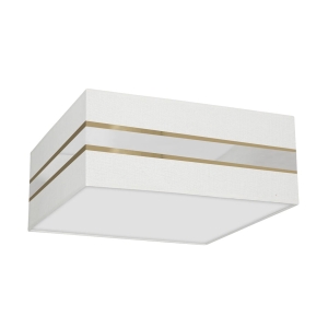 Milagro Lampa sufitowa Kwadrat ULTIMO WHITE 3xE27 MLP7348