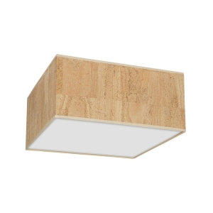 Milagro Lampa sufitowa CORK White/Cork 2xE27 MLP7517