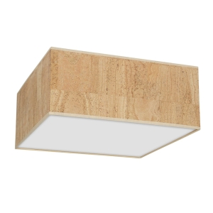 Milagro Lampa sufitowa CORK White/Cork 3xE27 MLP7518