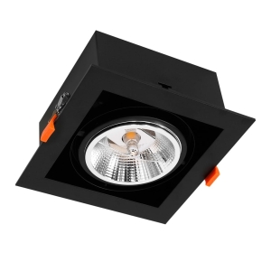 Milagro Oprawa Podtynkowa Plaza 1xGU10 AR111 Czarna ML4740