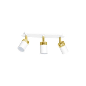 Milagro Lampa sufitowa JOKER WHITE/GOLD 3xGU10 MLP6130