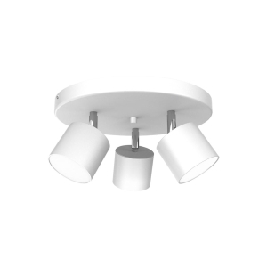 Milagro Lampa sufitowa DIXIE WHITE 3xGX53 MLP7597