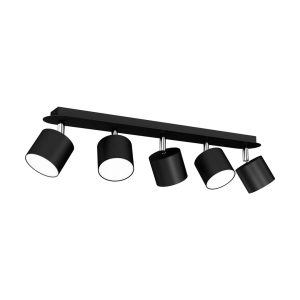 Milagro Lampa sufitowa DIXIE BLACK 5xGX53 MLP7603