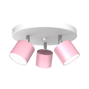 Milagro Lampa sufitowa DIXIE PINK 3xGX53 MLP7612