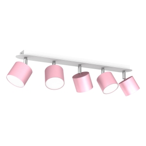 Milagro Lampa sufitowa DIXIE PINK 5xGX53 MLP7613