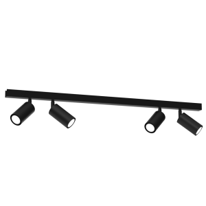 Milagro Lampa sufitowa HUDSON BLACK 4xGU10 MLP8797