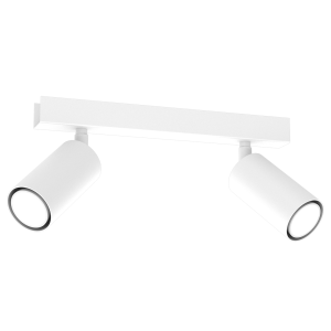 Milagro Lampa sufitowa HUDSON WHITE 2xGU10 MLP8802