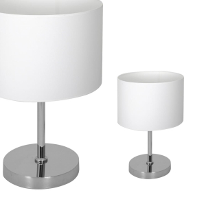 Milagro Lampka stołowa CASINO WHITE/CHROME 1xE27 ML6375