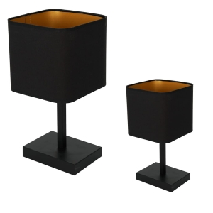 Milagro Lampka stołowa NAPOLI BLACK/GOLD 1xE27 ML6369