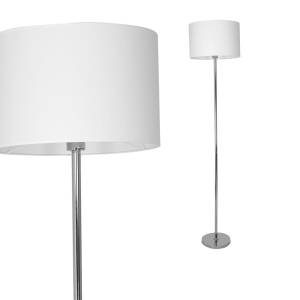 Milagro Lampa stojąca CASINO WHITE/CHROME 1xE27 ML6376