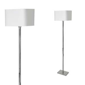 Milagro Lampa stojąca NAPOLI WHITE/CHROME 1xE27 ML6364